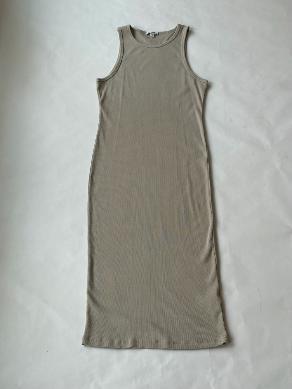 James Perse Sleeveless Maxi Dress in Taupe